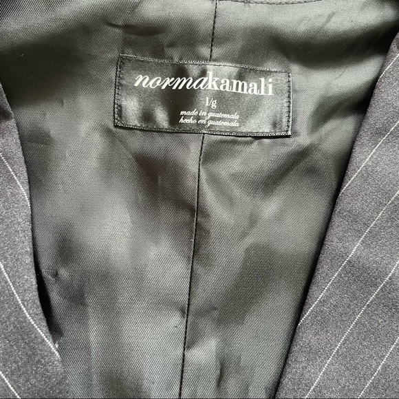 NORMA KAMALI BOYFRIEND VEST SIZE LARGE Academia Preppy Lagenlook Minimalist - Picture 3 of 8